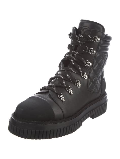 chanel trekking shoes|Chanel 2021 Interlocking CC Logo Hiking Boots .